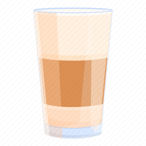Latte, hot, glass, coffee icon - Download on Iconfinder