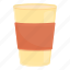 latte, carton, cup, espresso 