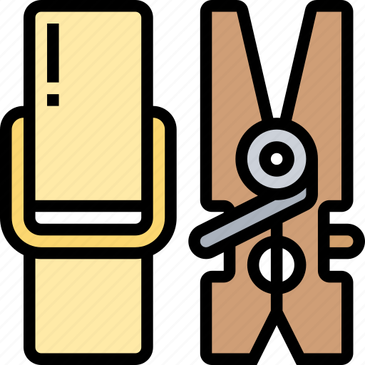 Clothespin, clamp, clip, laundry, hang icon - Download on Iconfinder