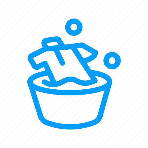 Soak, clothes, foam, washing, laundry, bubble, cleaning icon - Download on Iconfinder
