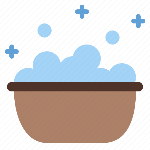 Basin, bubble, laundry, wash icon - Download on Iconfinder