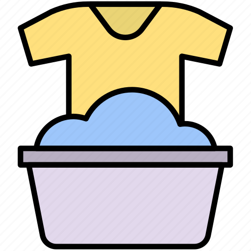 Washing, clothes, hand, wash, shower, soap, cleaning icon - Download on Iconfinder