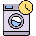 washing, machine, timer, countdown, clothes, cleaner, wash, cleaning, washer