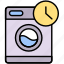 washing, machine, timer, countdown, clothes, cleaner, wash, cleaning, washer 