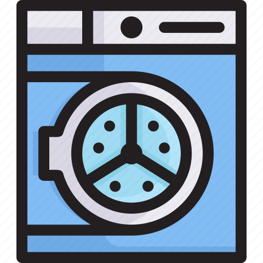 Clean, cleaning, hygiene, laundry, wash, washing, washing machine drum icon - Download on Iconfinder