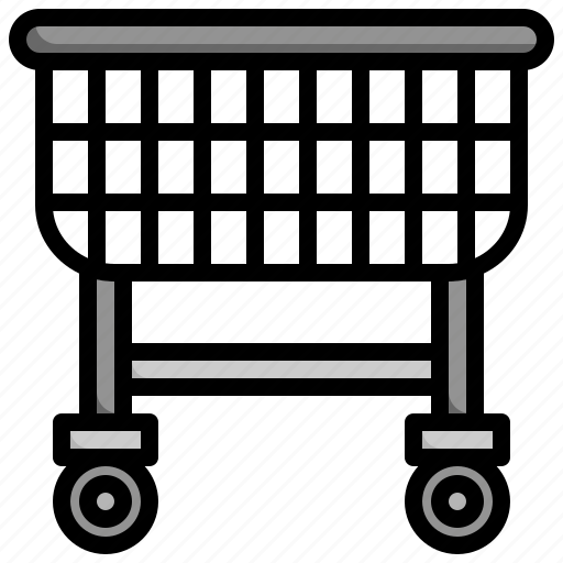 Trolley, shopping, cart, commerce, and, store icon - Download on Iconfinder