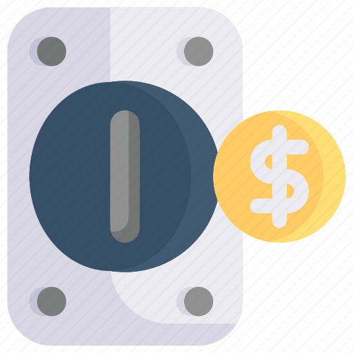 Automatic, cleaning, coin accepting machine, hygiene, laundry, wash, washing icon - Download on Iconfinder