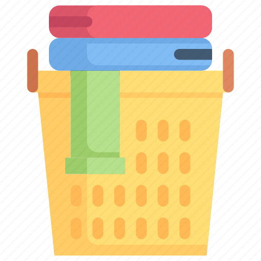Cleaning, clothes, dirty, hygiene, laundry, laundry basket, washing icon - Download on Iconfinder