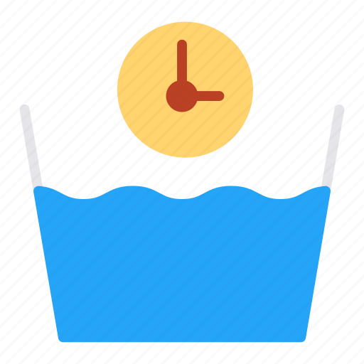 Timer, tub, washing, water icon - Download on Iconfinder