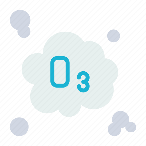 Cloud, gas, layer, ozonation, protection icon - Download on Iconfinder