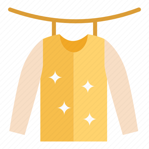 Dress, shirt, shirt drying, sunlight drying, t-shirt, wear icon - Download on Iconfinder