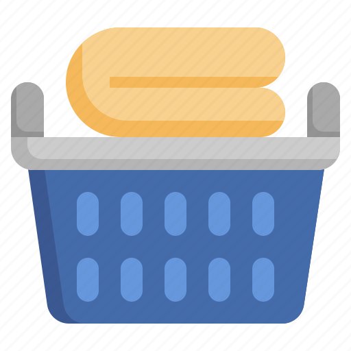Basket, shopping, ecommerce, supermarket, towel icon - Download on Iconfinder