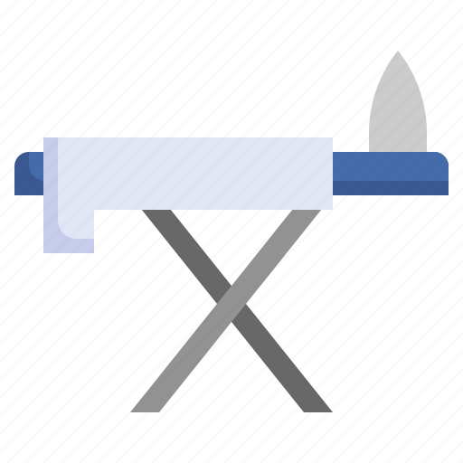 Iron, table, ironing, furniture, and, household, appliance icon - Download on Iconfinder