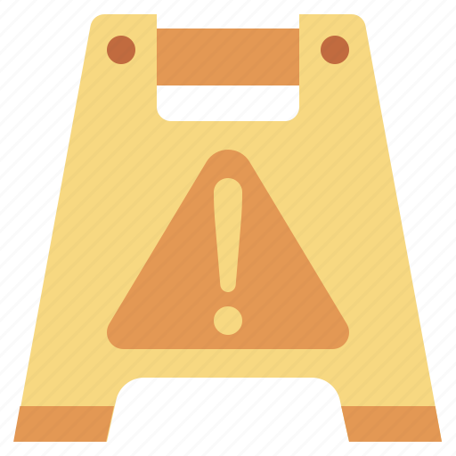 Alert, floor, signaling, tools, utensils, warning, wet icon - Download on Iconfinder