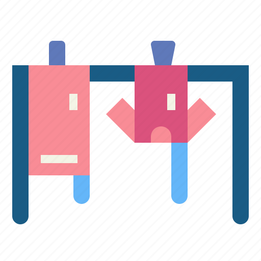 Clothes, clothesline, dry, laundry icon - Download on Iconfinder