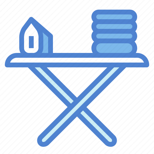 Board, iron, ironing, laundry, table icon - Download on Iconfinder