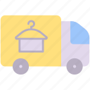 laundry, delivery, truck, shipping, clothes, wash, box, washing, transport