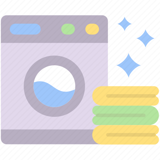 Washing, machine, clean, laundry, cleaner, wash, clothes icon - Download on Iconfinder