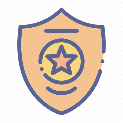 Badge, police, sheriff, star icon - Download on Iconfinder