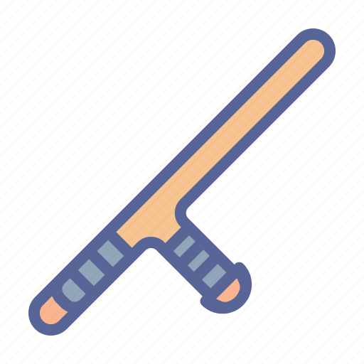 Baton, beat, police, truncheon icon - Download on Iconfinder