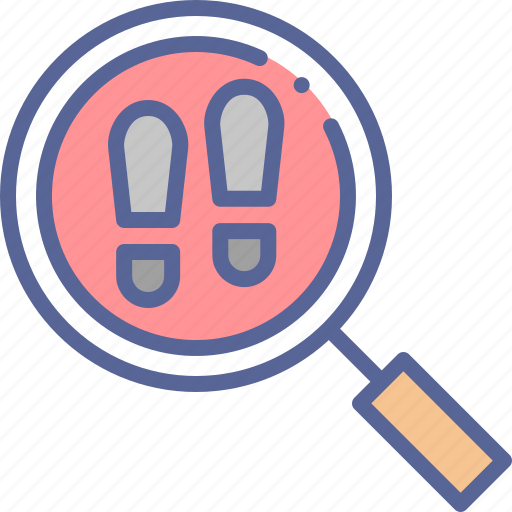 Crime, detective, footprints, investigate icon - Download on Iconfinder