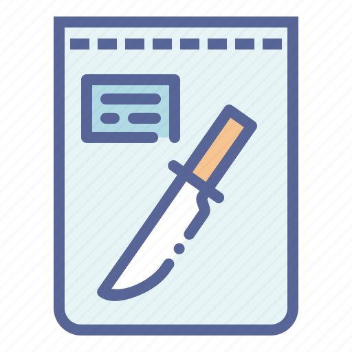 Crime, evidence, forensic, knife icon - Download on Iconfinder