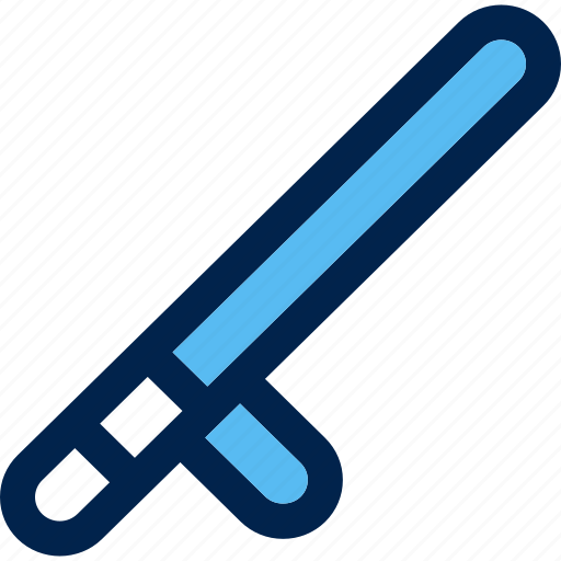 Law, baton, nightstick, police, truncheon, weapon icon - Download on Iconfinder