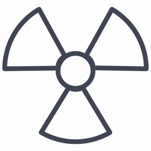 Nuclear, attention, danger, energy, radiation, warning icon - Download on Iconfinder