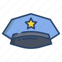 police, hat