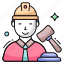 labor law, bid, gavel, hammer, justice 