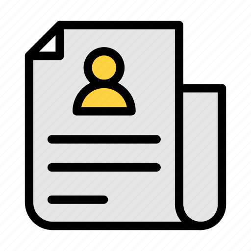 Document, case, court, file, profile icon - Download on Iconfinder