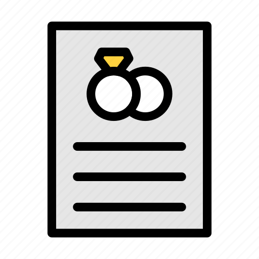 Engagement, document, court, legal, law icon - Download on Iconfinder