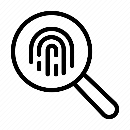 Investment, fingerprint, scanner, search, evidence icon - Download on Iconfinder