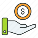 hand, currency, dollar, financial, deal, pay