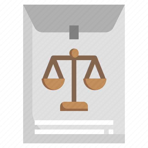 Envelope, law, subpoena, court, justice, files, and icon - Download on Iconfinder