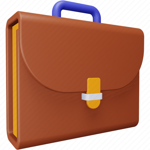 Briefcase, law, justice, bag, documents, case, crime 3D illustration - Download on Iconfinder