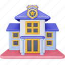 police, station, law, justice, jail, building, headquarters 