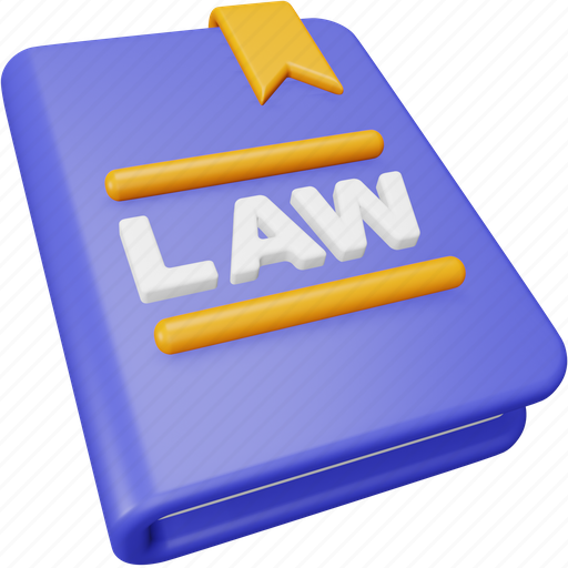 Law, book, justice, court, legal, knowledge, crime 3D illustration - Download on Iconfinder