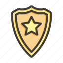 police badge, star, shield, law, sheriff