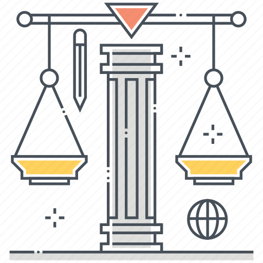 Courtroom, equality, judge, justice, law, legal, scale icon - Download on Iconfinder