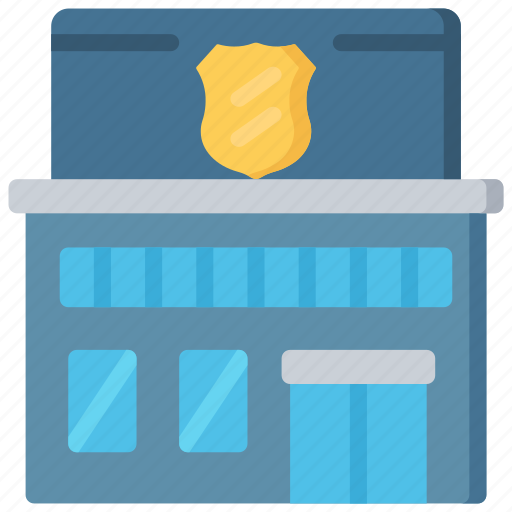 Building, enforcement, law, police, policing, station icon - Download on Iconfinder