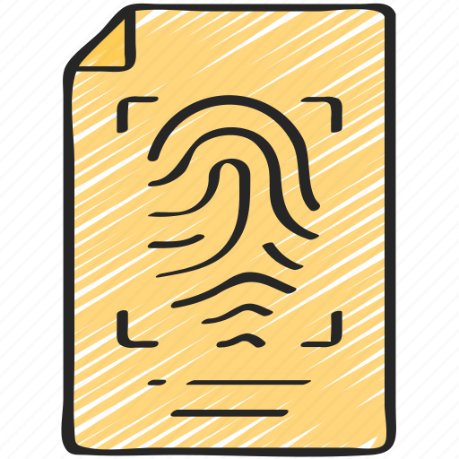 Enforcement, finger, law, policing, print, records icon - Download on Iconfinder