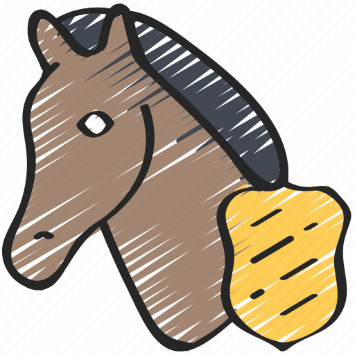 Animal, enforcement, horse, law, police, policing icon - Download on Iconfinder