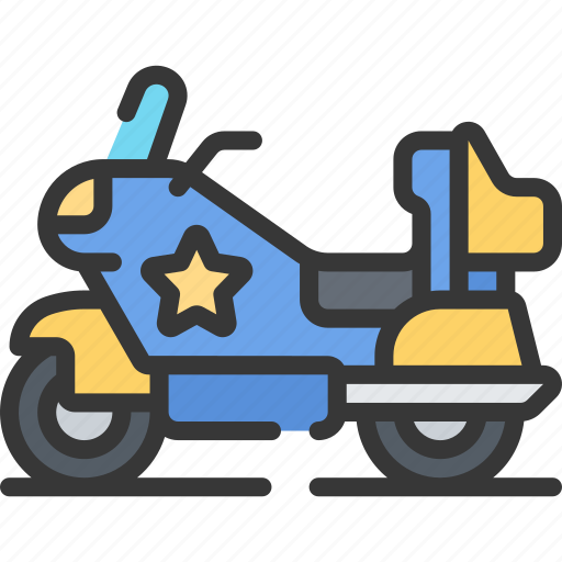Enforcement, law, motorbike, police, policing, vehicle icon - Download on Iconfinder