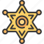 badge, enforcement, law, police, policing, sheriff 