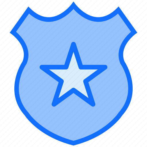 Badge, sheriff, justice, star icon - Download on Iconfinder