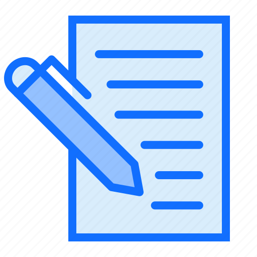File, document, pen, paper icon - Download on Iconfinder