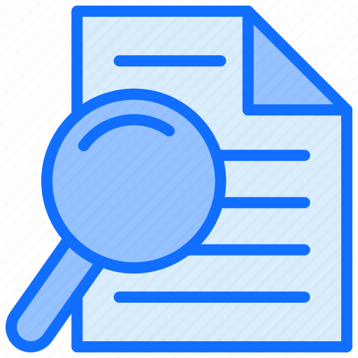 Search, magnifier, document, file icon - Download on Iconfinder