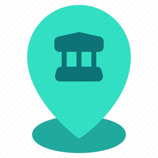 Pin, security, justice, law, court, location, judge icon - Download on Iconfinder