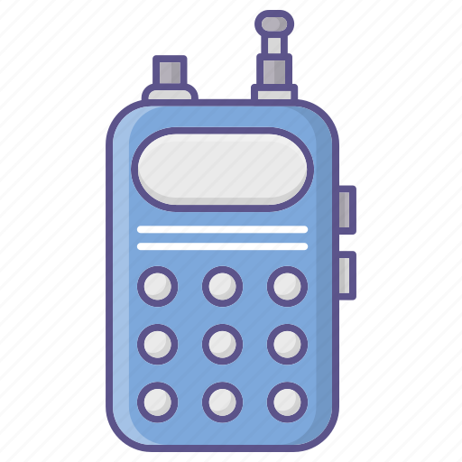 Police, radio, service, set, speaker, work icon - Download on Iconfinder